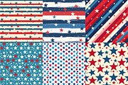 Red, White, & Blue Stars Pattern, a Texture Illustration by DreamPrint404 (Thumbnail 3 of 3)