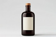 Amber Glass Bottle Label Mockup, a Packaging Mockup by graphypix (Thumbnail 4 of 4)