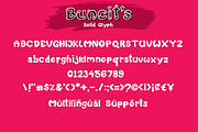 Buncits Cutes Typeface Font 2 Style, a Font by DiosiArt (Thumbnail 8 of 10)