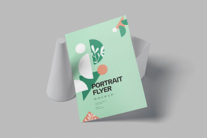 A4-A5-A6 Portrait Flyer Mockup