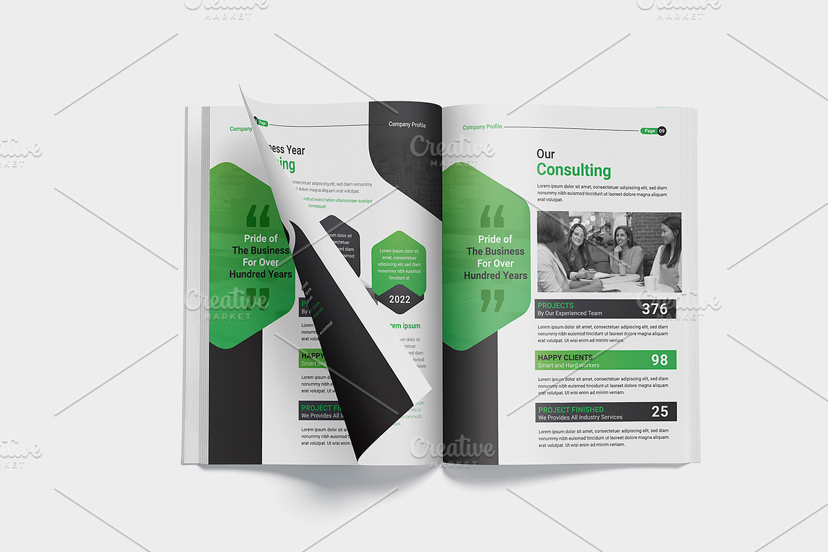 multipurpose business brochure, a Brochure Template by gstudiovect21 (Photo 6 of 12)