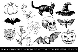 Black And White Halloween