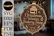 Christmas Winter Bakery Shop SVG, an Object Graphic by DreamPrint404 (Thumbnail 1 of 3)
