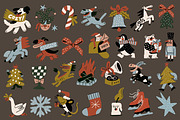 Vintage Christmas Collection, a Seasonal Illustration by Veyla (Thumbnail 4 of 19)
