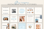Giveaway Instagram Kit | CANVA, a Social Media Template by Ralony (Thumbnail 4 of 9)