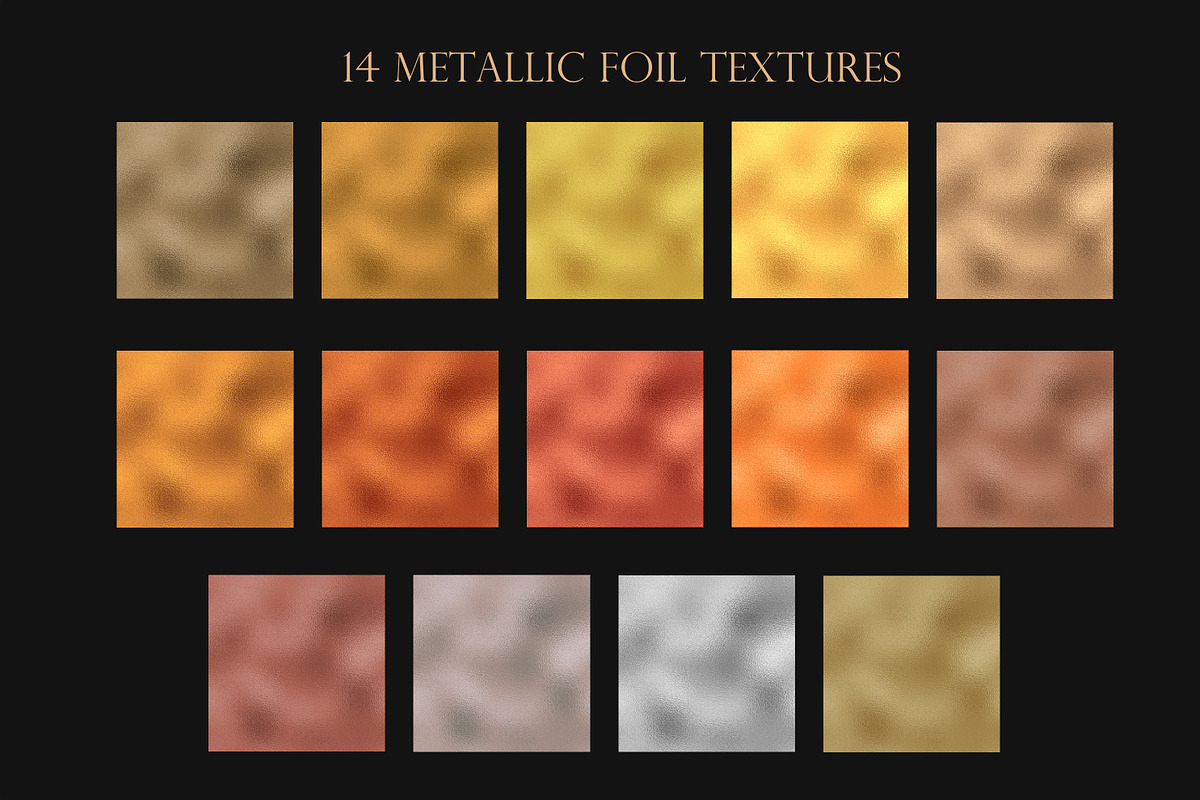 Metallic textures bundle, a Texture Graphic by Paper Farms (Photo 8 of 16)