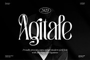 Agitafe || Modern Serif Font, a Serif Font by Idea Studio (Thumbnail 1 of 10)