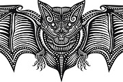 VAMPIRE, an Animal Illustration by Bakhtiozin art graphic (Thumbnail 4 of 4)