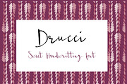 Drucci drucci - Handwritting font, a Script Font by PATCHPO (Thumbnail 1 of 6)