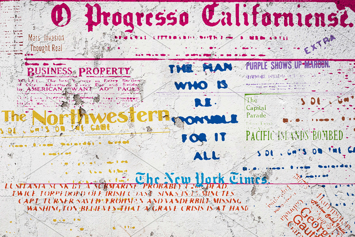 Typographic Stamp Brush Set, a Brush Add-On by Hard Paper Original (Photo 4 of 4)