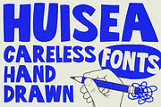 Huisea - Hand Drawn Fonts, a Handwritten Font by Konstantine Studio (Thumbnail 1 of 6)