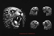 10 Bundle Dark Art Sea Lion Ocean, an Illustration by Morspective (Thumbnail 5 of 7)