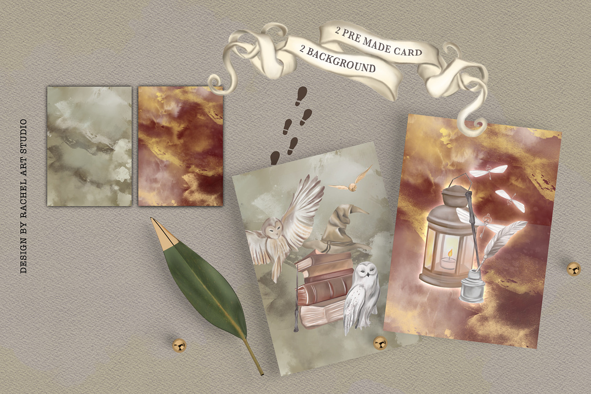 Wizarding Red House in Christmas, an Illustration by Rachel Art Studio (Photo 8 of 10)