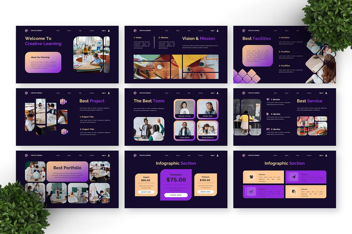 Creative Learning - Education PPT, a Presentation Template by Deepslide Studio (Photo 4 of 6)