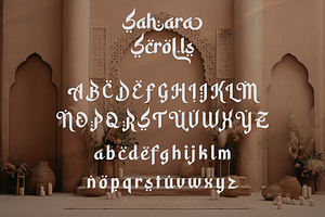 Sahara Scrolls - Arabic Typeface