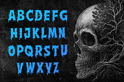 Sinners Domination Metal Horror Font, a Blackletter Font by dansdesign (Thumbnail 3 of 7)