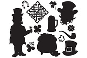 St. Patty's Day Silhouettes, an Illustration by Cheeky Lemons (Thumbnail 2 of 3)