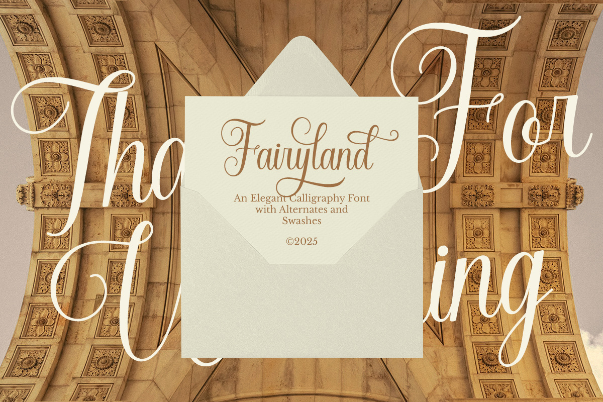 Fairyland, a Handwritten Font by Mozatype (Photo 11 of 11)