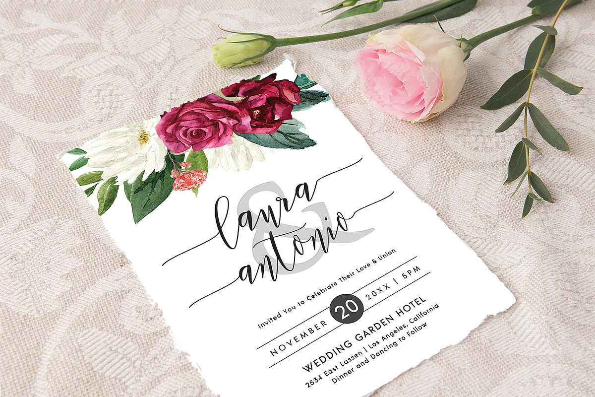 Wedding Invitation Template preview 5