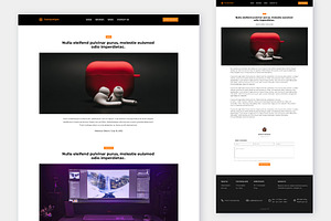 TechSpotlight - Website Template