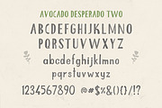 Avocado Desperado Font Set, a Sans Serif Font by 3ora (Thumbnail 6 of 8)