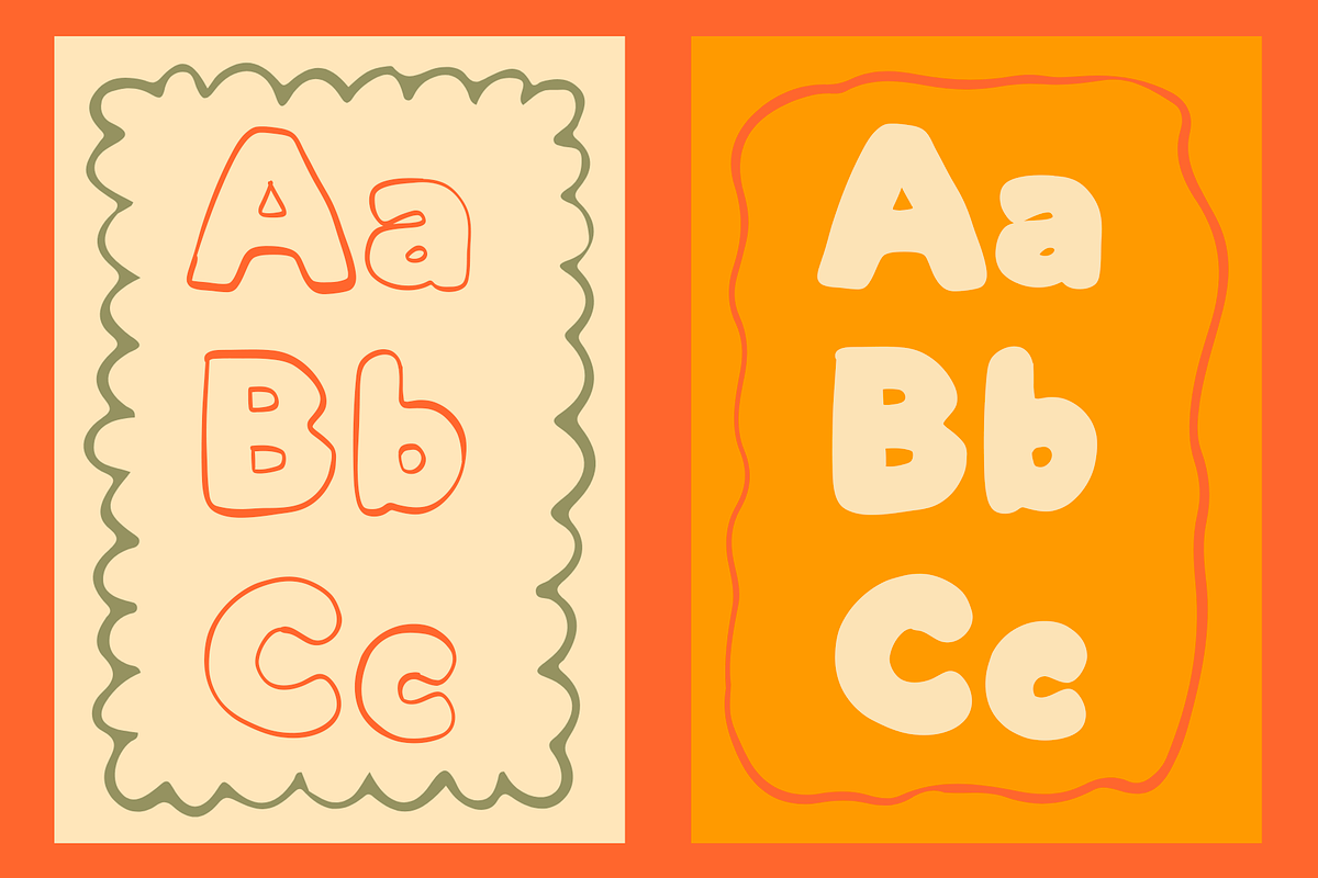 A Chunky Retro Handwritten Font, a Handwritten Font by Nonceni (Photo 11 of 16)