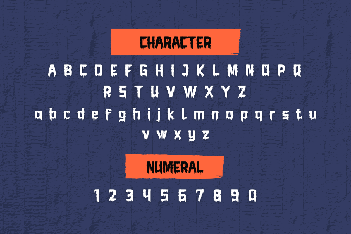 Bhoory, a Font by twinstd (Photo 10 of 12)