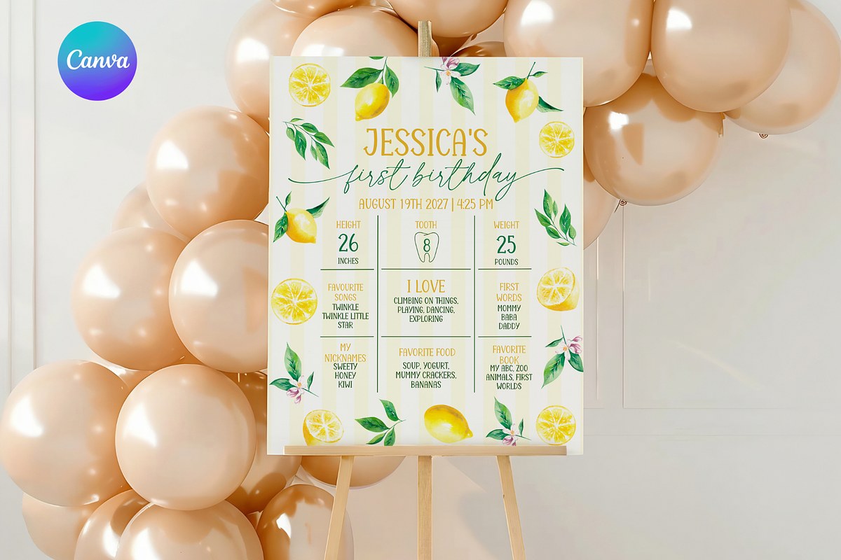 Main Squeeze Is One Milestone Poster, a Poster Template by Digital_Mind (Photo 1 of 3)