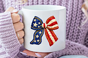 Patriotic American Flag Bow Png, an Illustration by Designworld (Thumbnail 4 of 5)
