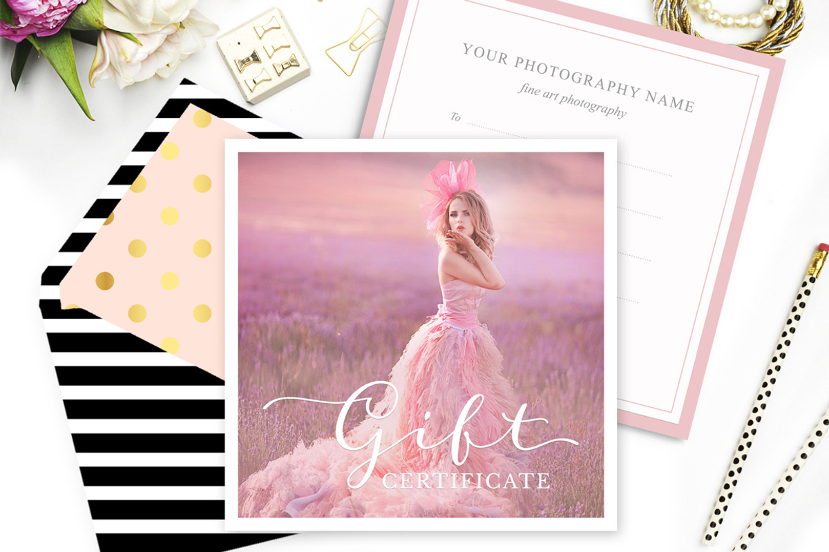 Gift Card Template for Photographers, a Card Template by beart-templates