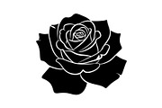 50 Black Rose Silhouette Vector Bund, an Illustration by Gaye Art (Thumbnail 45 of 51)