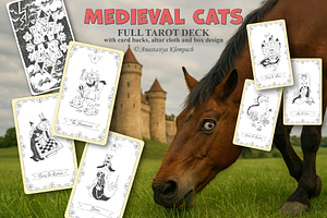Medieval Doodle Tarot Deck Step