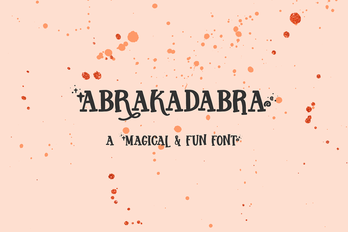 Abrakadabra Serif - A Magical Font, a Serif Font by Beck McCormick (Photo 1 of 10)
