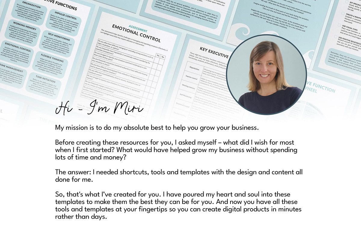 Executive Function Canva Templates, a Templates & Theme by Miri Campbell (Photo 10 of 10)