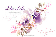 Adorabile Floral Watercolor Bouquet, an Illustration by MariaScaroniAtelier (Thumbnail 1 of 3)