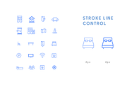 20 Real Estate icons, home, bed, an Icon by Samoylov (Thumbnail 2 of 2)