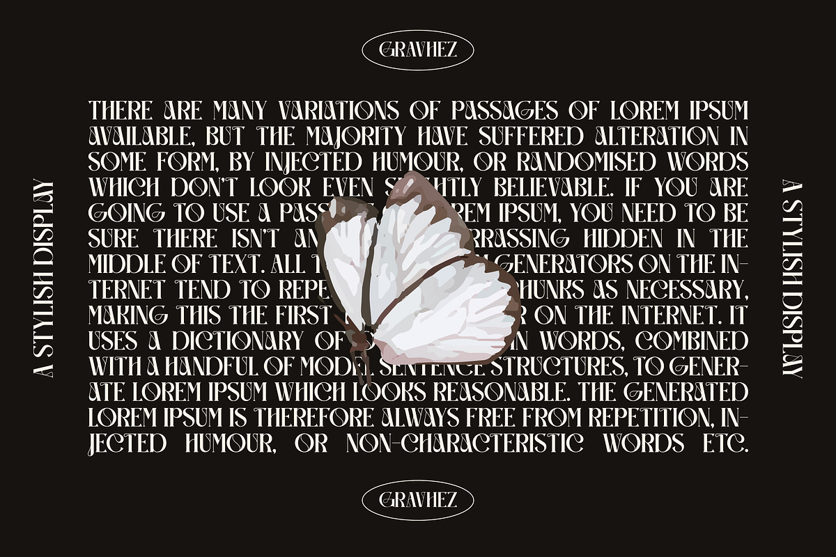 Gravhez Stylish Display Font, a Sans Serif Font by Storytype Studio (Photo 8 of 15)