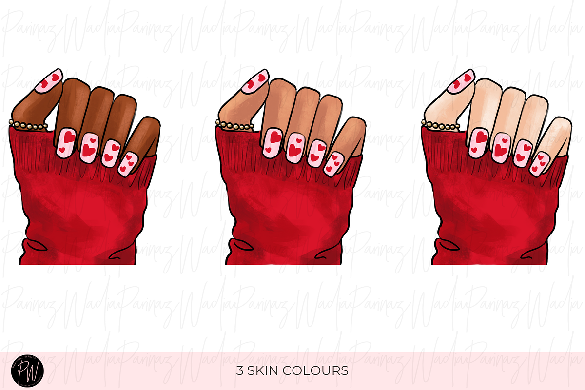 Valentine Clipart bundle png, a Person Illustration by Parinaz Wadia Design (Photo 8 of 10)