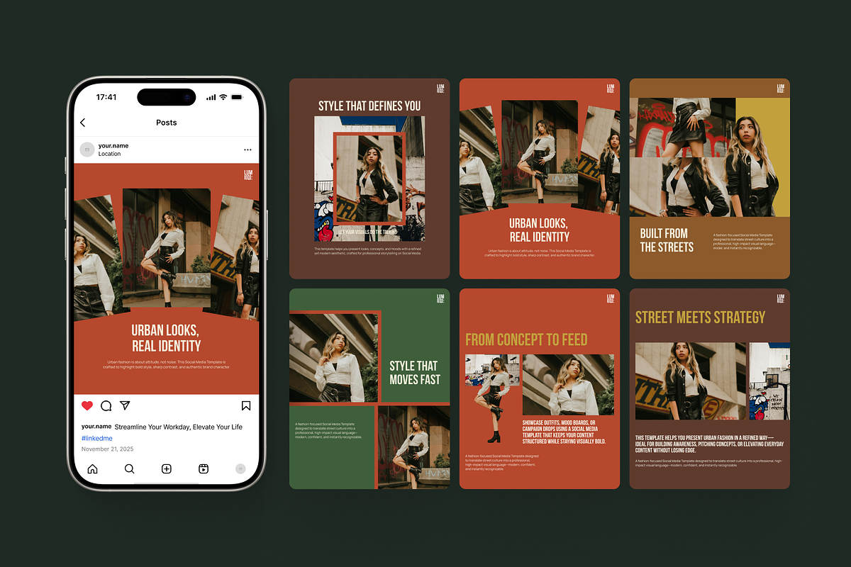 Lumiq - Fashion Style Social Media, a Social Media Template by SLAB! Design (Photo 2 of 8)