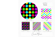 Neon Glow Digital Paper, a Pattern Graphic by Creative Matrix82 (Thumbnail 2 of 5)