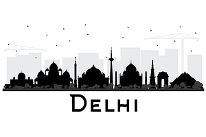 Delhi India City Skyline