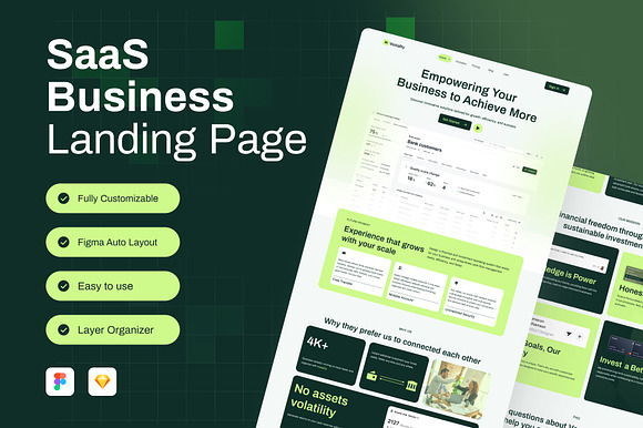 Business SaaS Landing Page preview 7