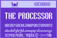 The Processor font