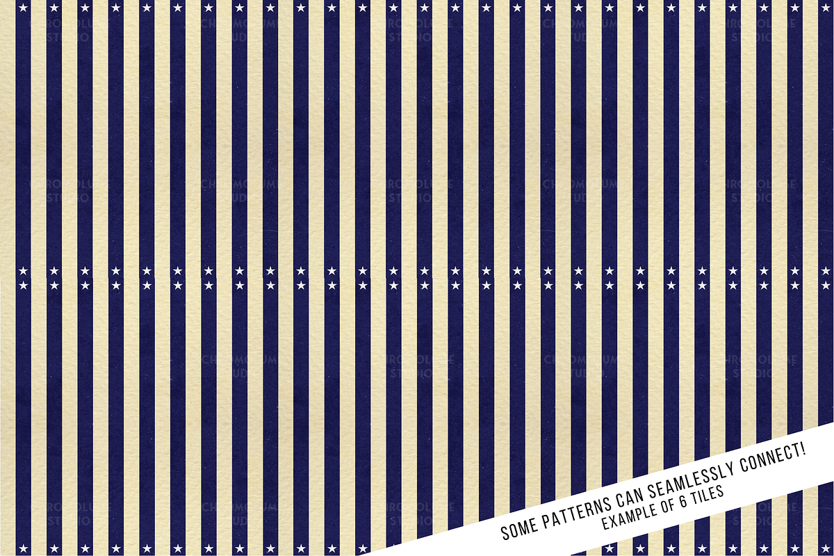 Vintage Circus Digital Paper, a Pattern Graphic by Chromolume Studio (Photo 11 of 23)