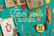 Farm goods - vegetables and fruits, an Object Graphic by Karina.sketch (Thumbnail 1 of 6)