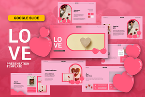 Love Valentine Google Slide Template