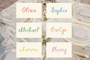 Curly Whimsical Wedding Font, a Handwritten Font by Ayya Studio (Thumbnail 9 of 14)