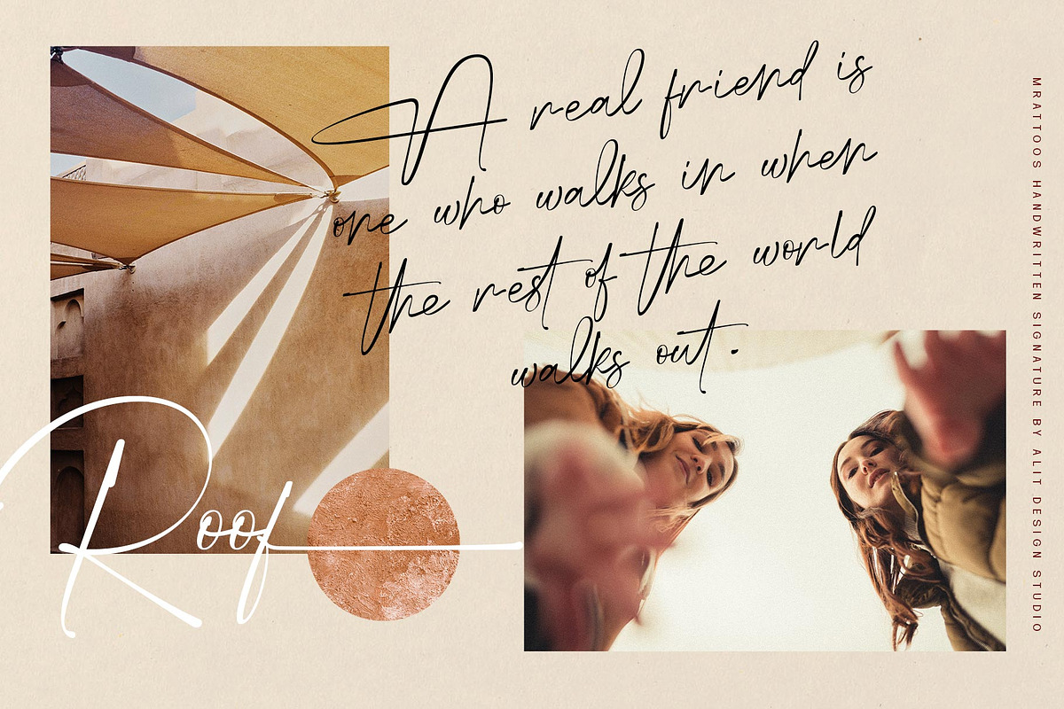 Mrattoos Signature Script Font, a Script Font by alit design (Photo 12 of 15)