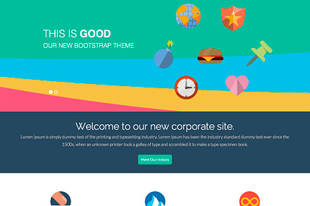 GoodWP - Bootstrap WordPress Theme