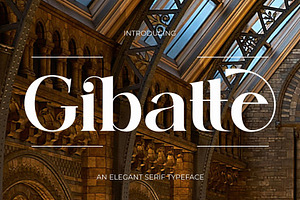 Gibatte Modern Serif Font